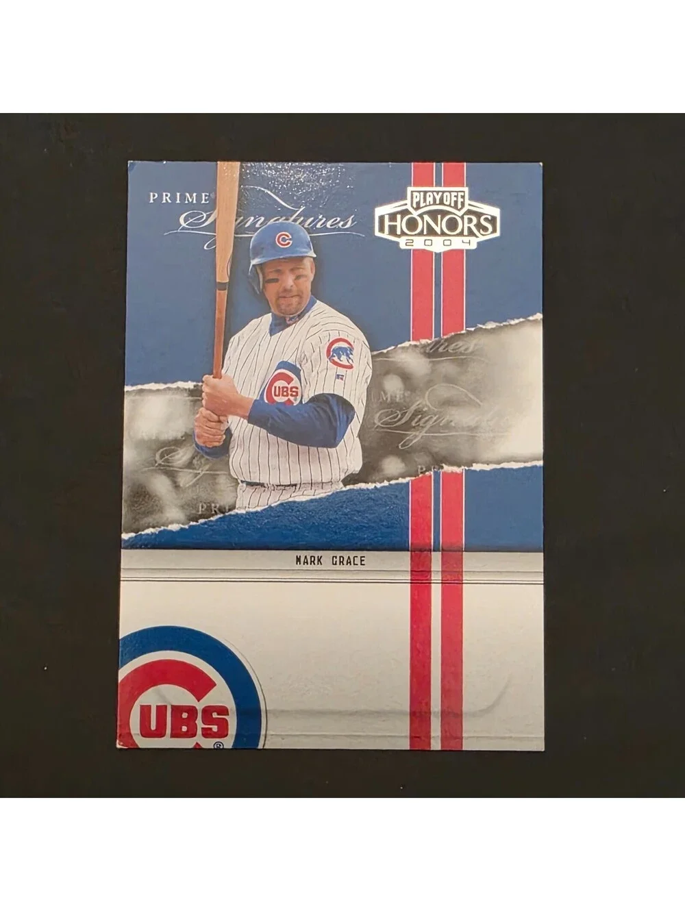 2004 Playoff Honors - Prime Signatures Mark Grace #PS-39 /2500